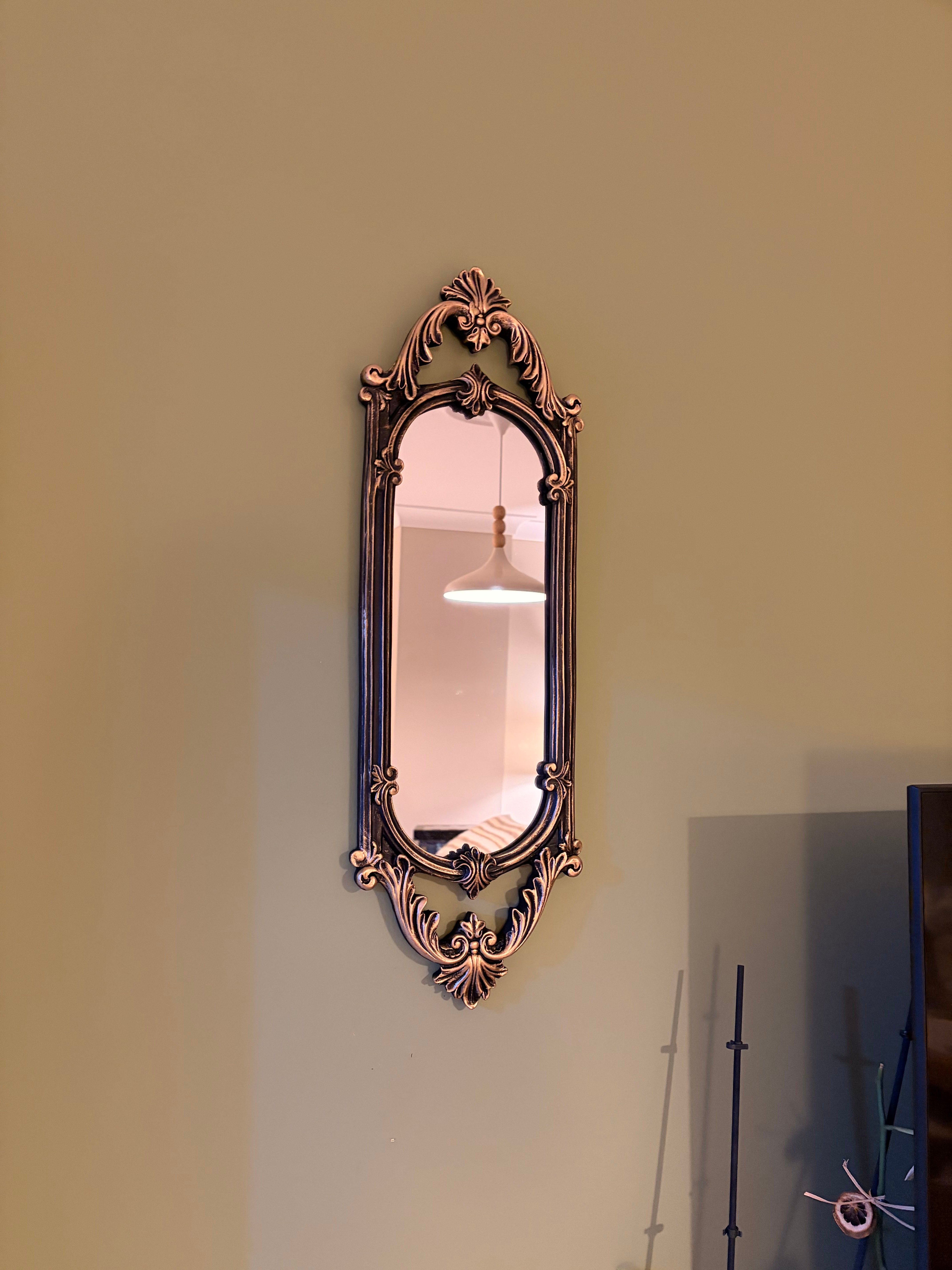 Şık Dekoratif Kısa Ayna 63 x 20