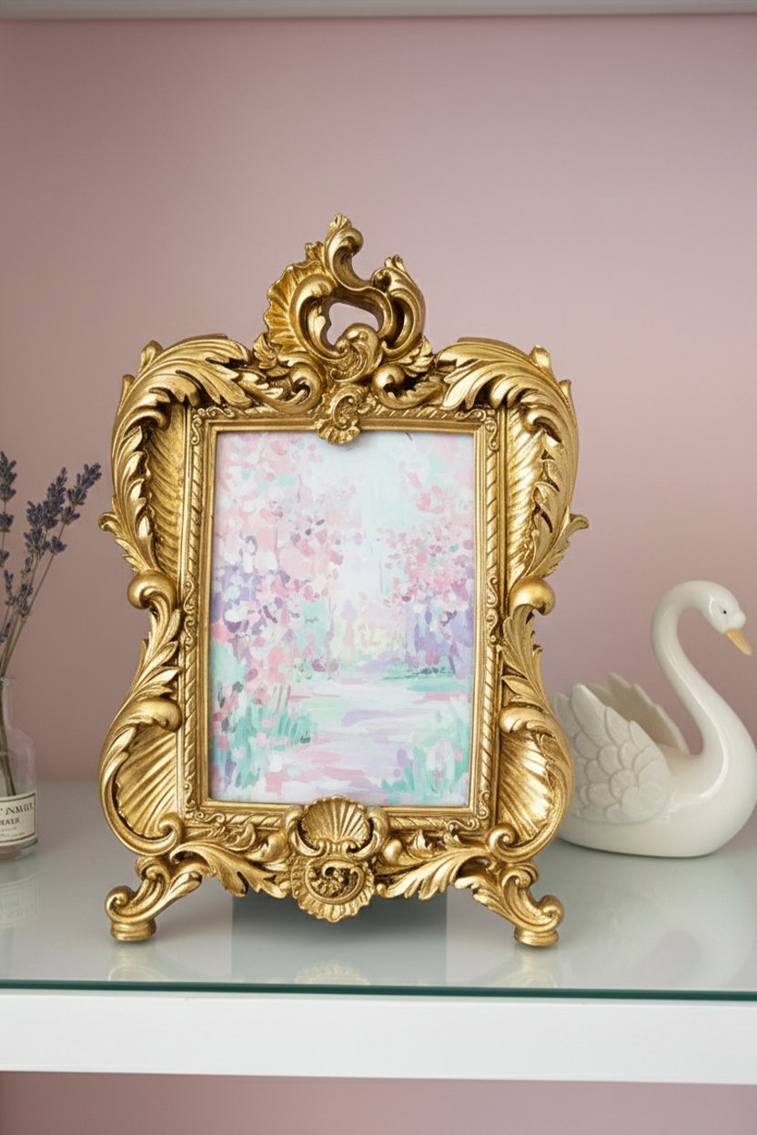 Şık Klasik Hediyelik Barok Çerçeve