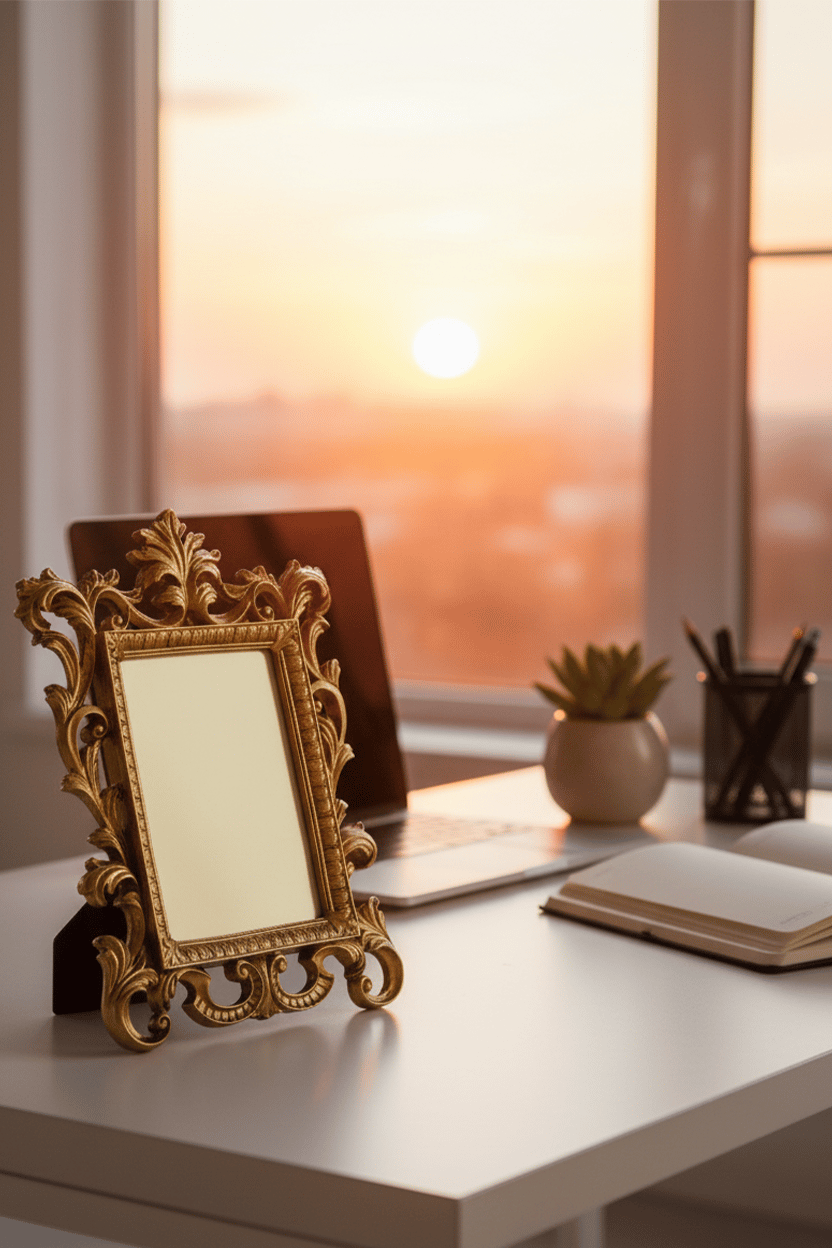 Şık Klasik Hediyelik Kral Çerçeve