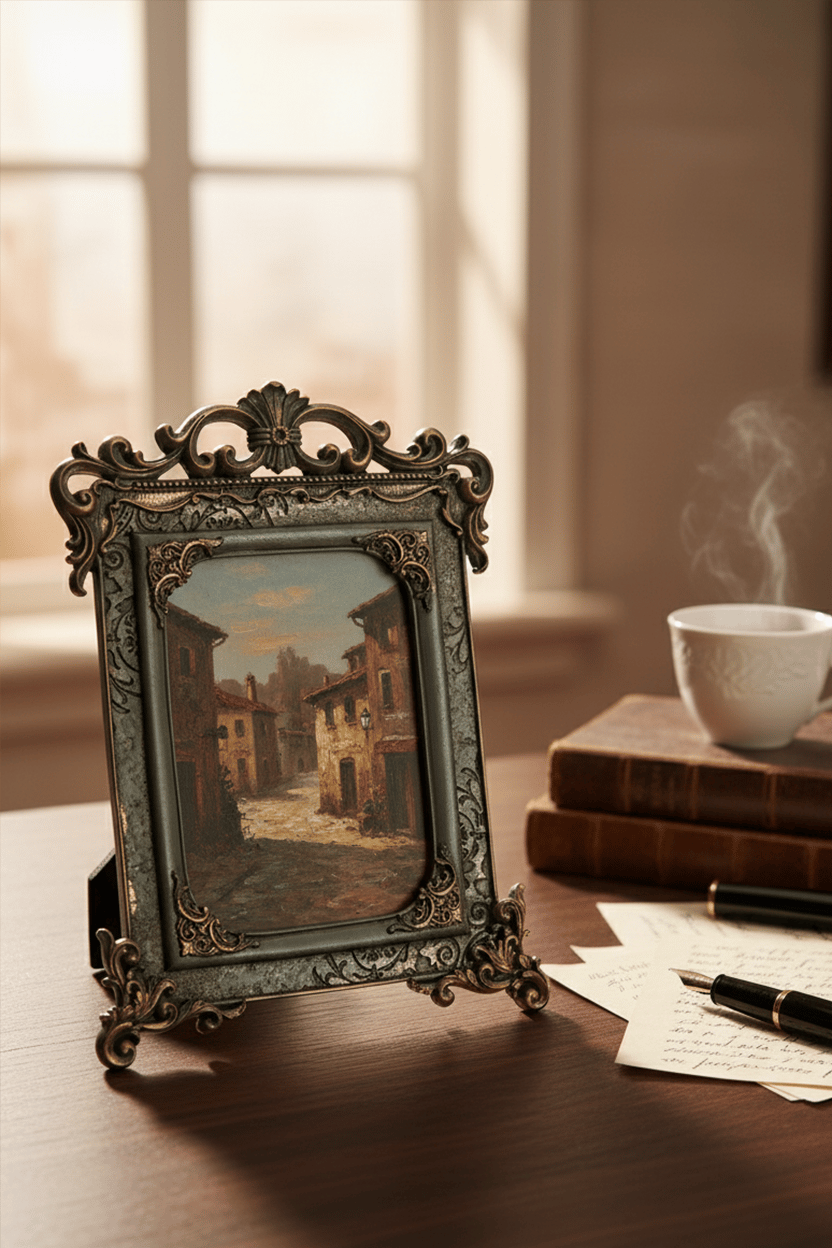 Şık Klasik Hediyelik Nostalji Çerçeve