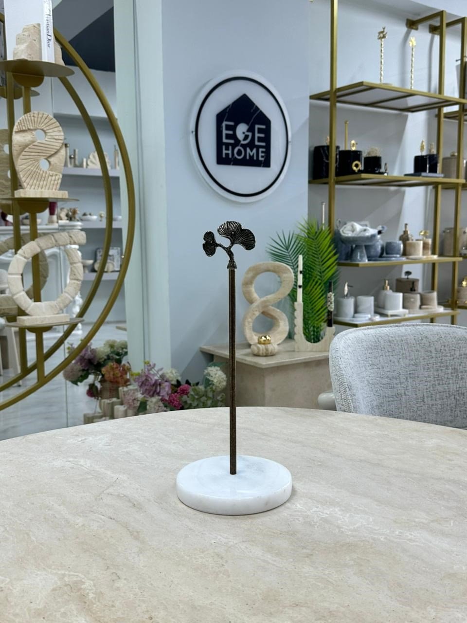 DEKORATİF BEJ MERMER RULO HAVLULUK ESKİTME  BODİGA