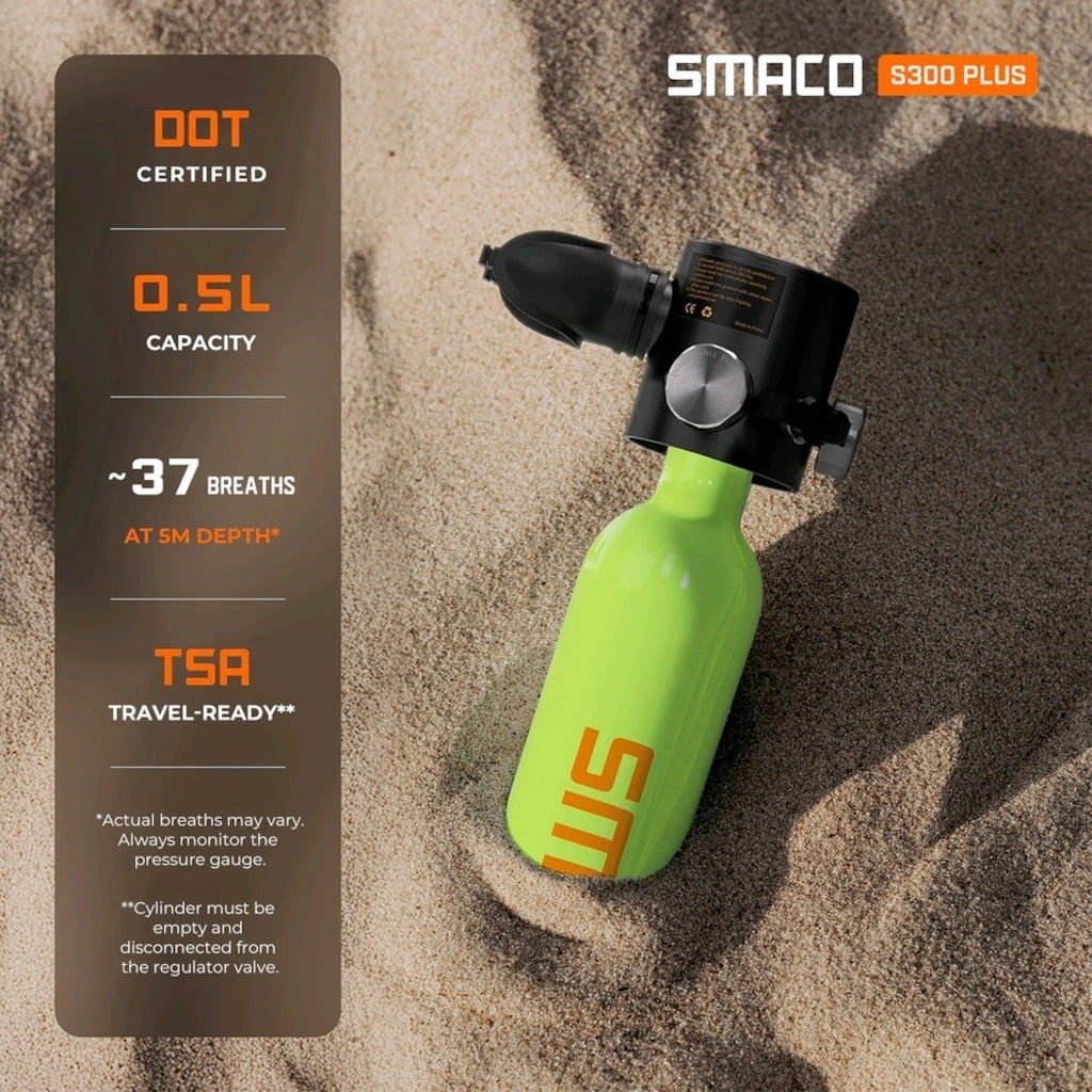  Smaco S300Plus 0.5L Mini Dalış Tüpü