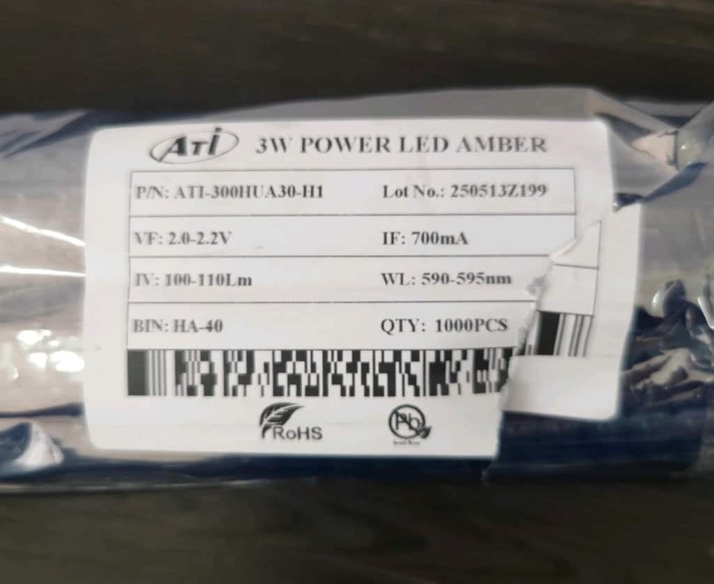 3 Watt 700mA Power Led - 950 Adet