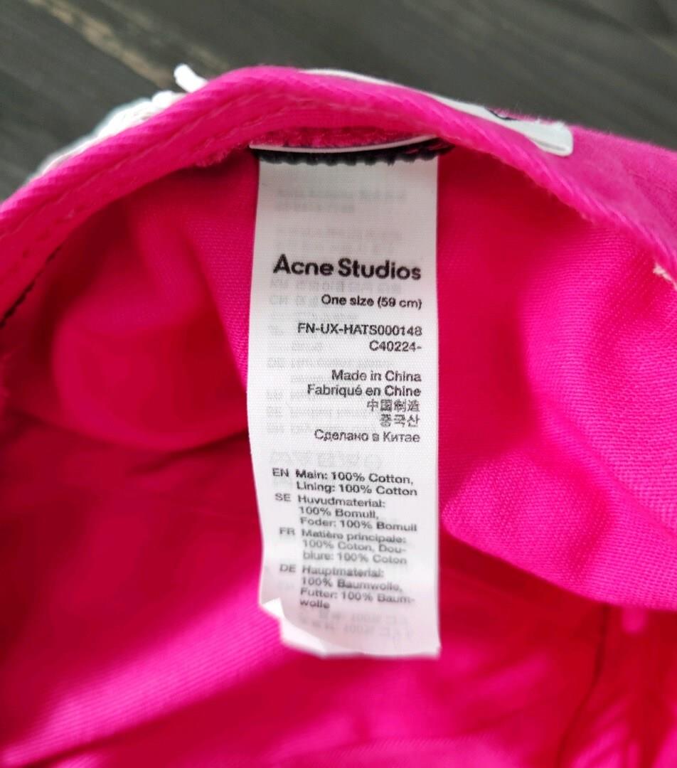 Acne Studios - Neon Pink Şapka