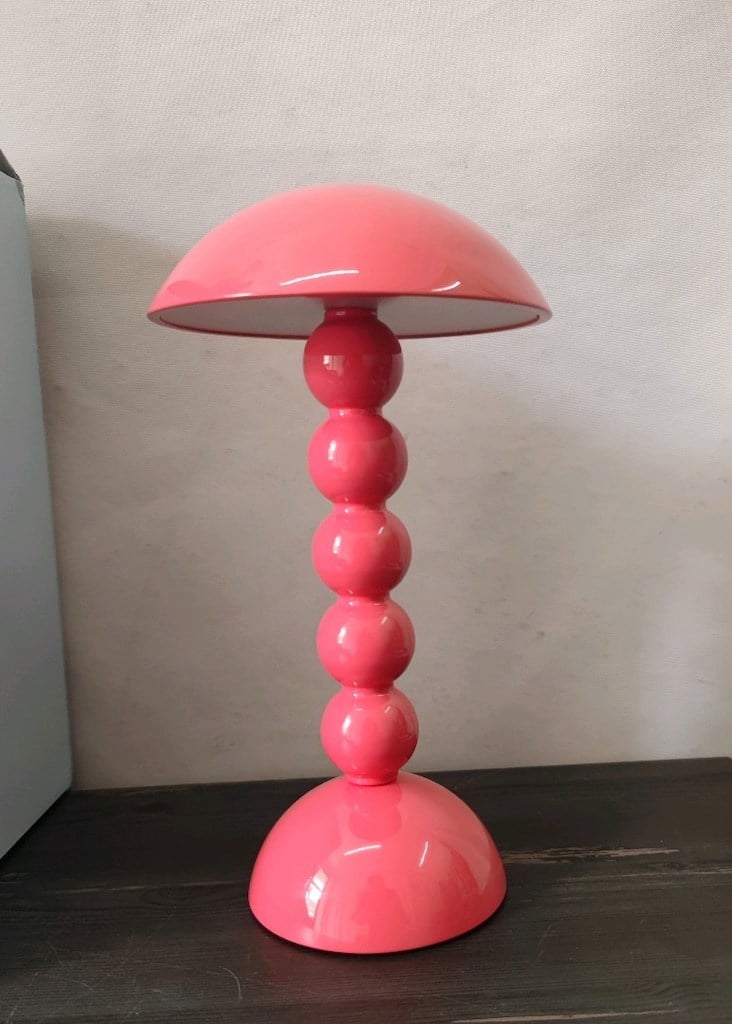 Addison Ross Watermelon Lacquer Rechargeable Bobbin LED Lamp