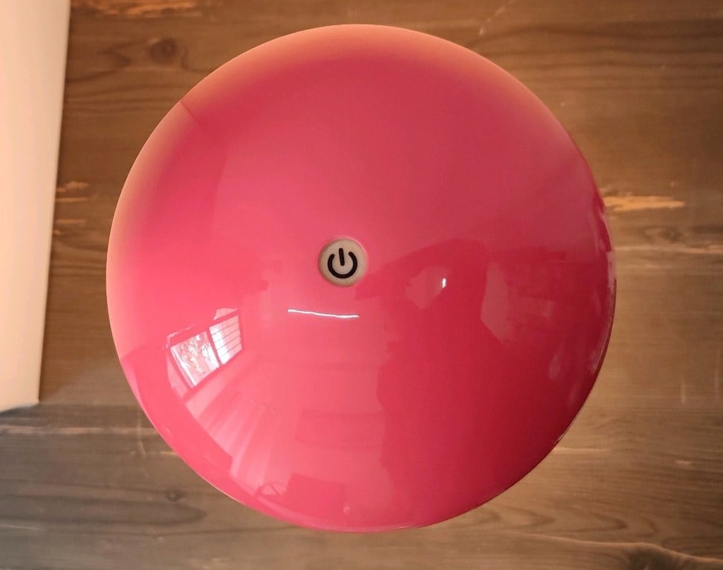 Addison Ross Watermelon Lacquer Rechargeable Bobbin LED Lamp