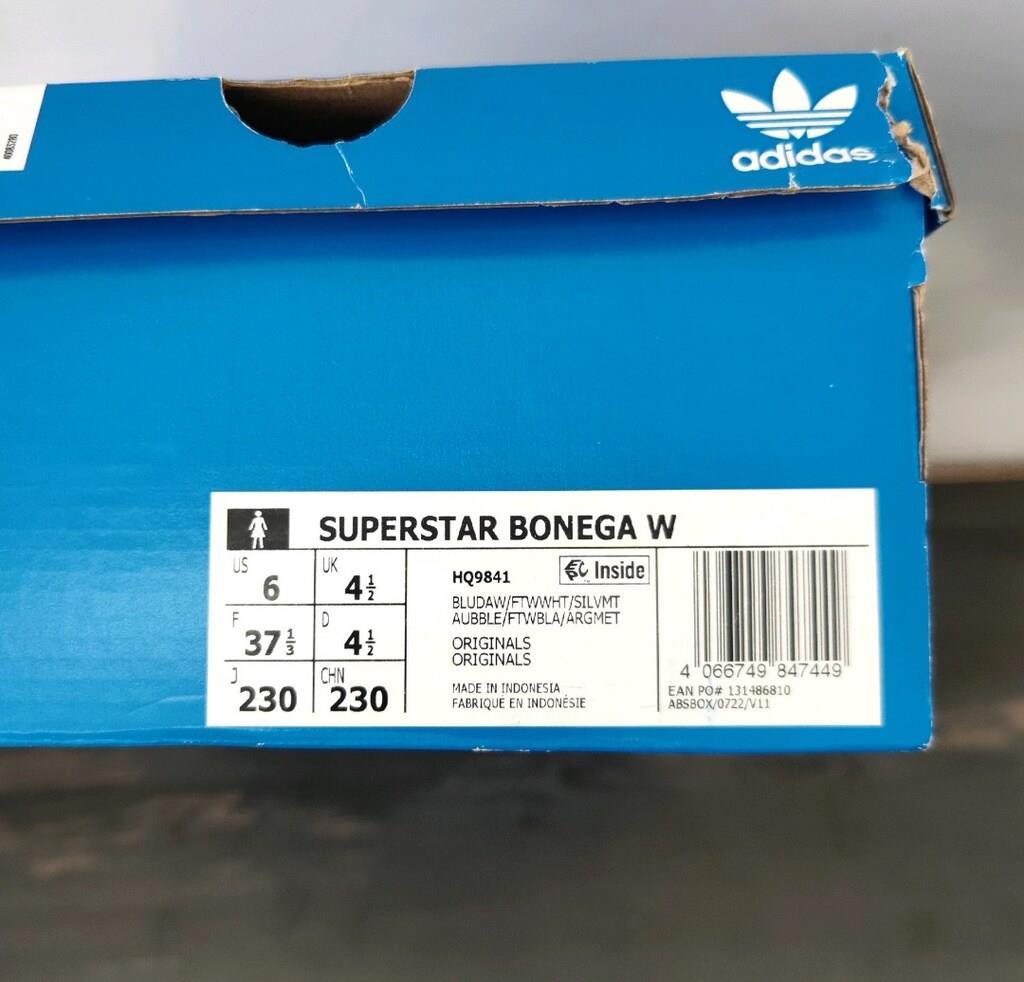 Adidas Superstar Bonega Womens HQ9841 Blue Dawn (LF)