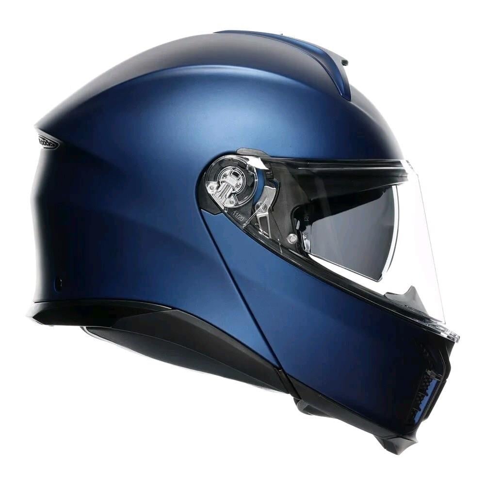 Agv Tourmodular Glassia Mat Blue Çene Açılır Kask