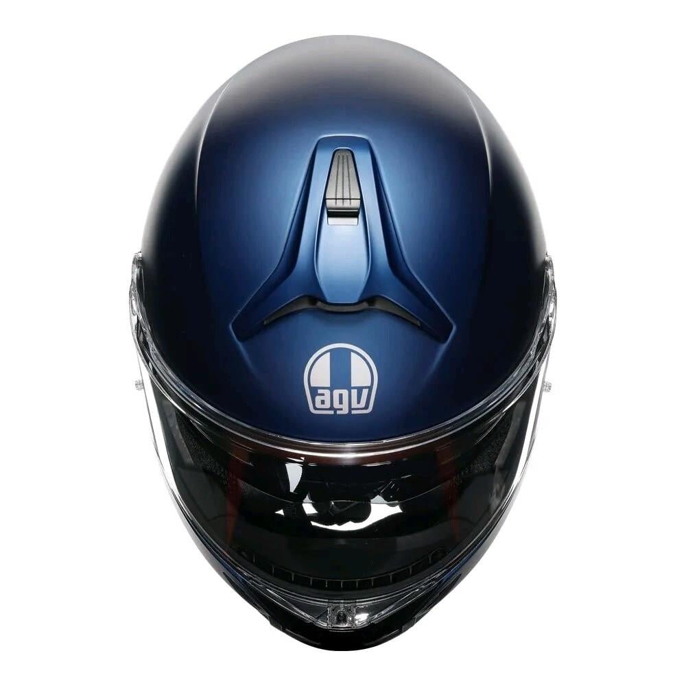 Agv Tourmodular Glassia Mat Blue Çene Açılır Kask