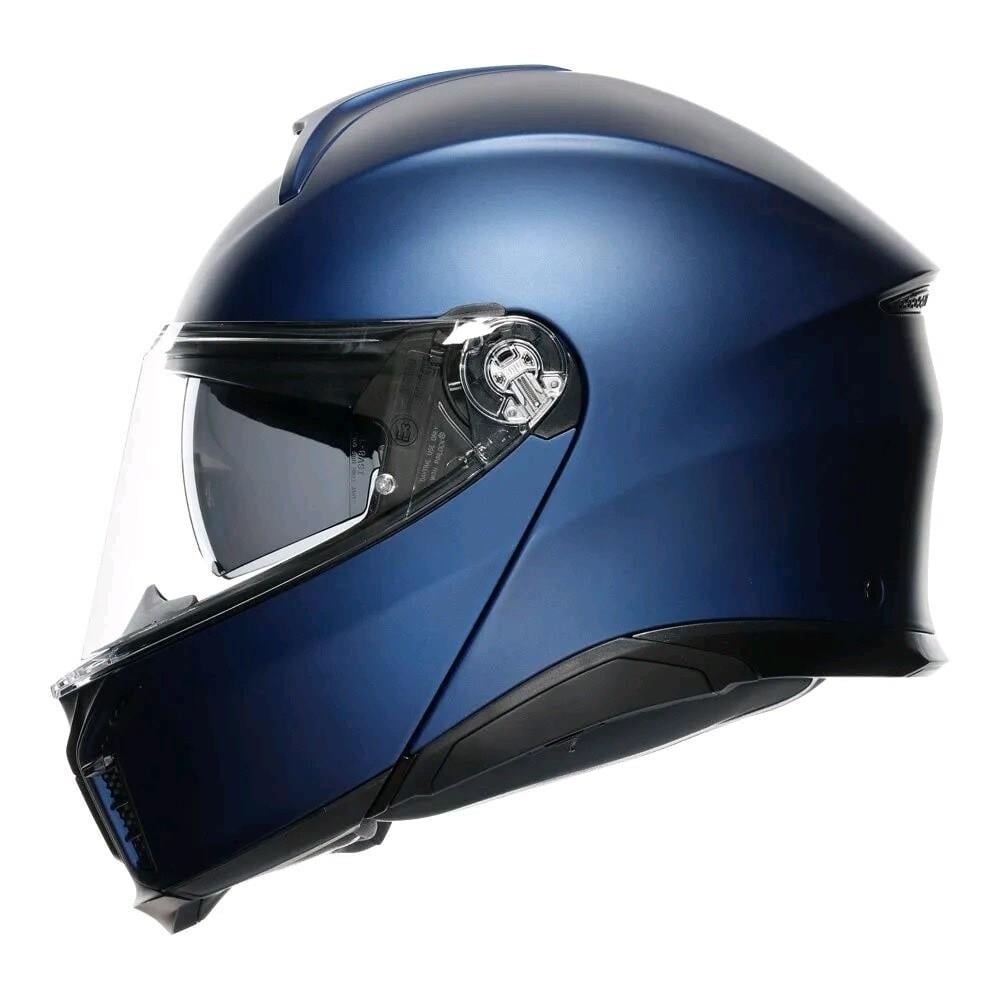 Agv Tourmodular Glassia Mat Blue Çene Açılır Kask