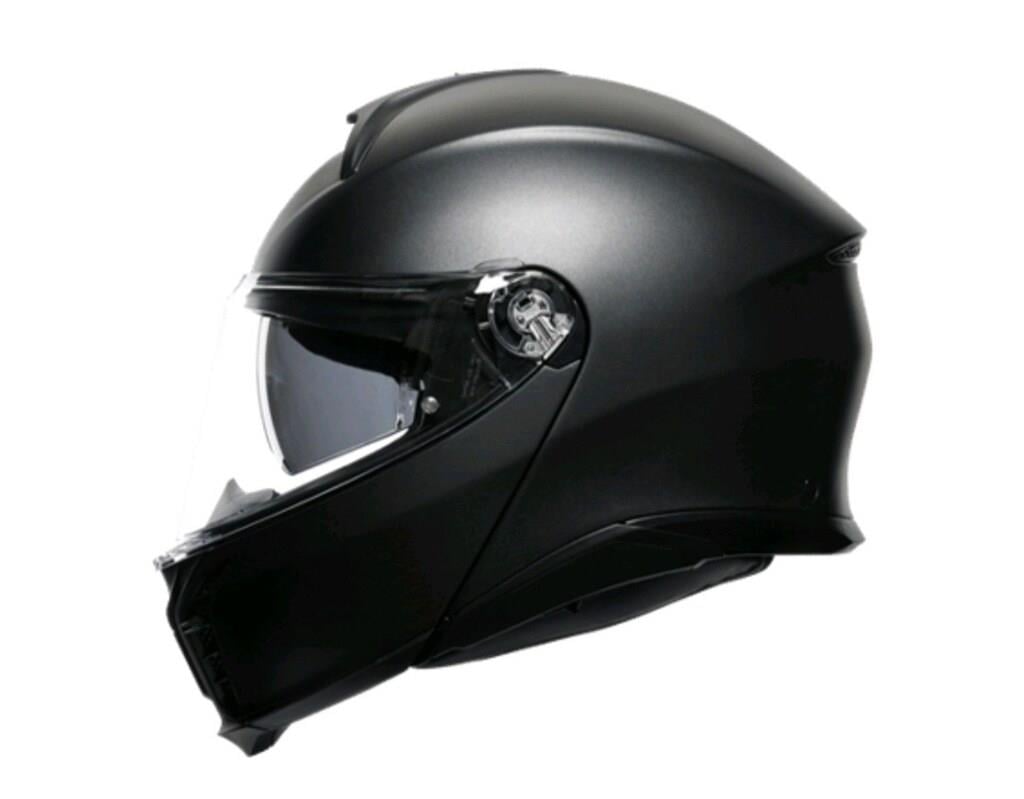 Agv Tourmodular Solid PLK Matt Black Çene Açılır Kask