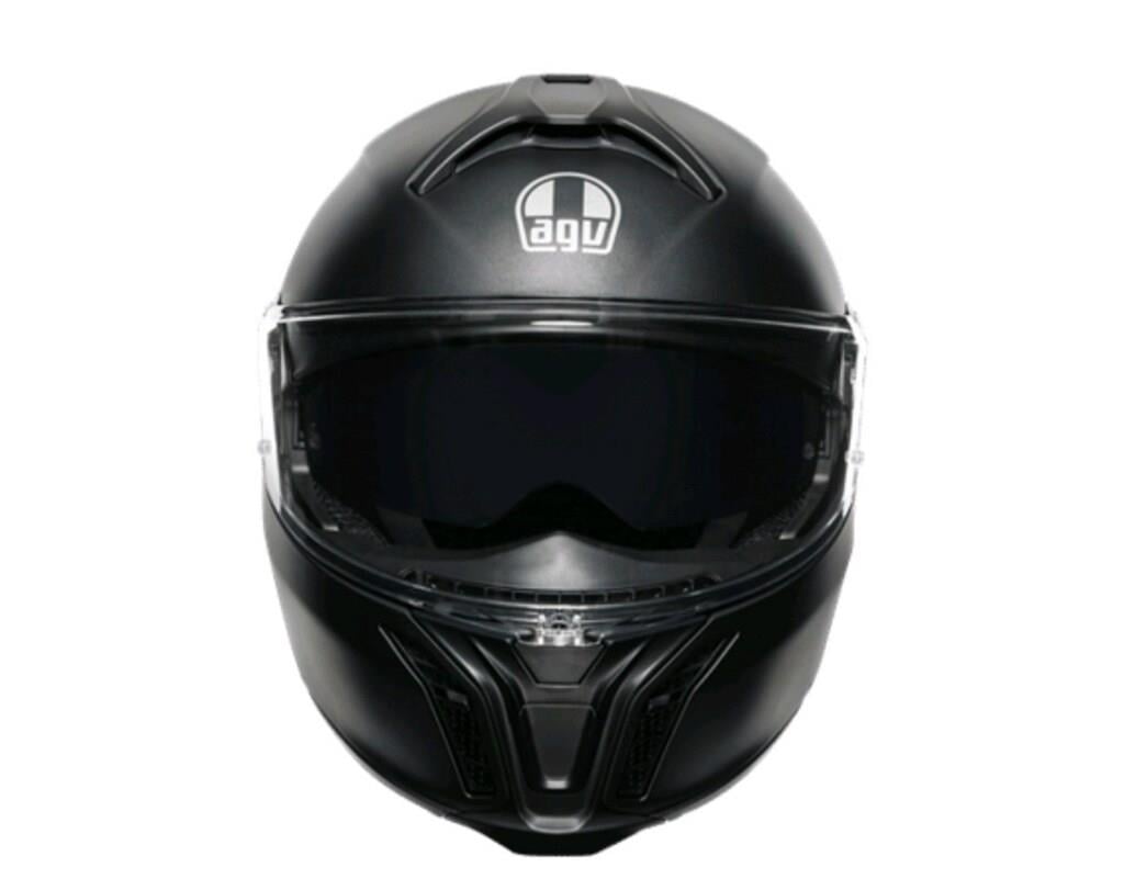 Agv Tourmodular Solid PLK Matt Black Çene Açılır Kask