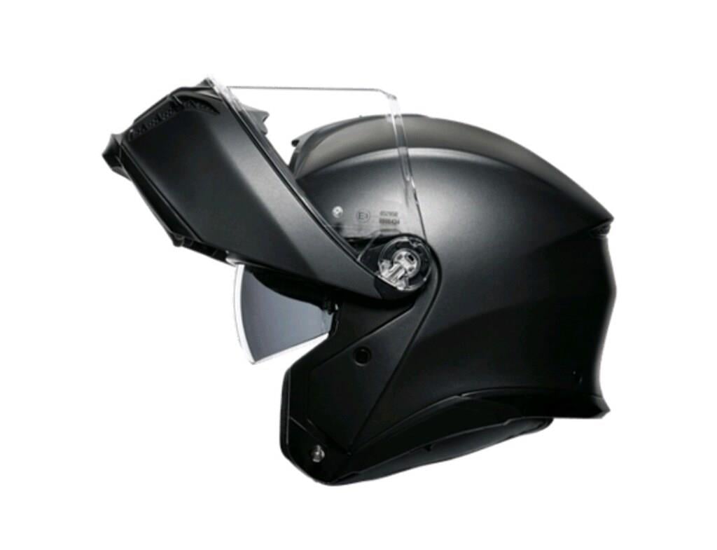 Agv Tourmodular Solid PLK Matt Black Çene Açılır Kask