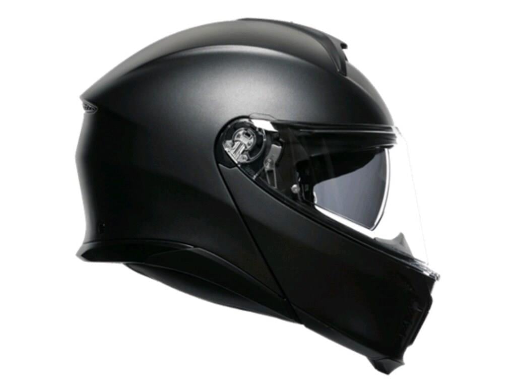 Agv Tourmodular Solid PLK Matt Black Çene Açılır Kask