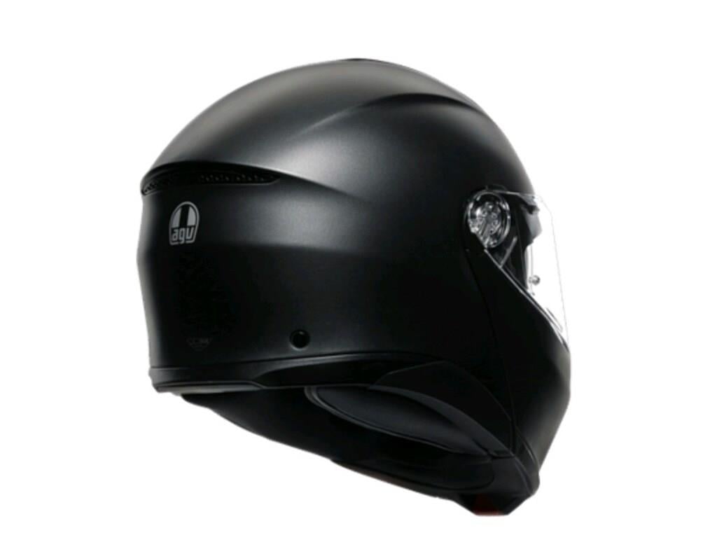 Agv Tourmodular Solid PLK Matt Black Çene Açılır Kask