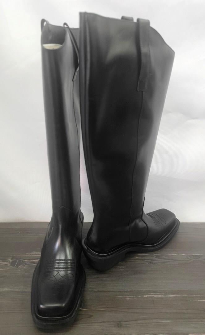 Alohas Cattle Black Tall Boots