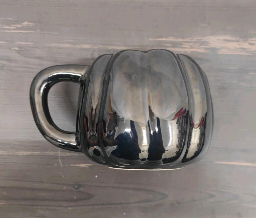Anthropologie Pumpkin-Shaped Mug