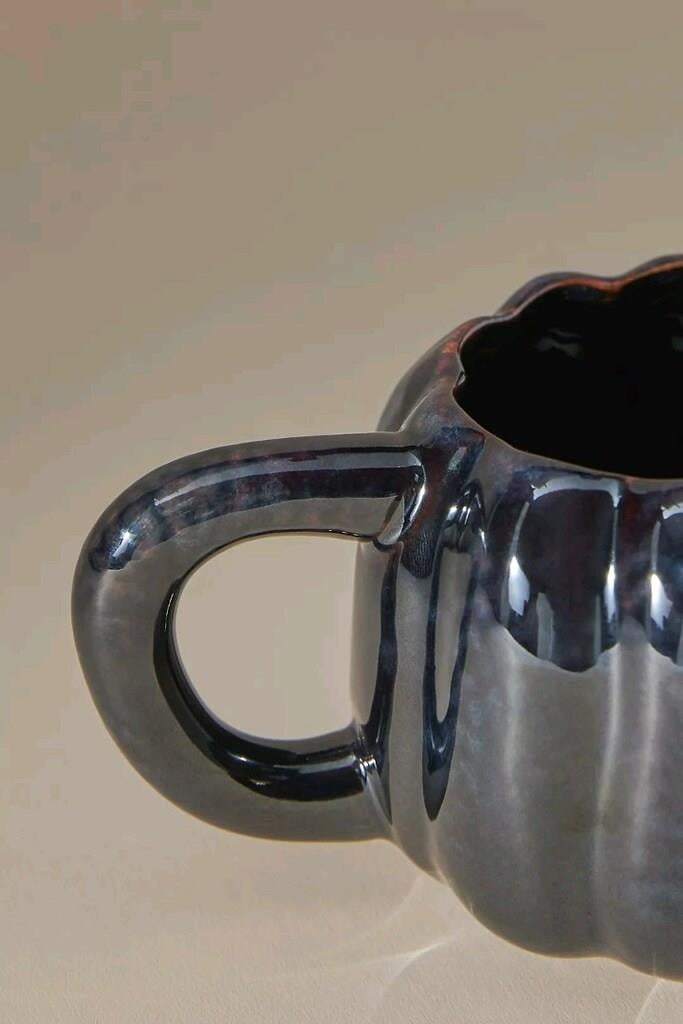 Anthropologie Pumpkin-Shaped Mug