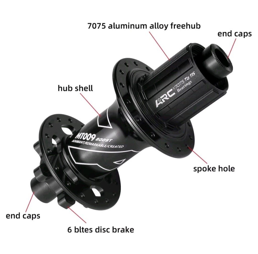 ARC MT-009 28H Boost HG Dağ Bisikleti Arka ve Ön Göbek Takımı