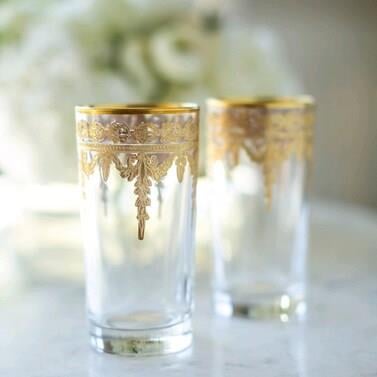 Arte İtalica Vetro Gold Highball Glass 4 - Adet
