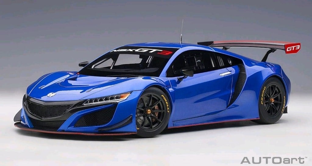 AUTOart Honda NSX GT3 2018 - Hyper Blue - 1:18