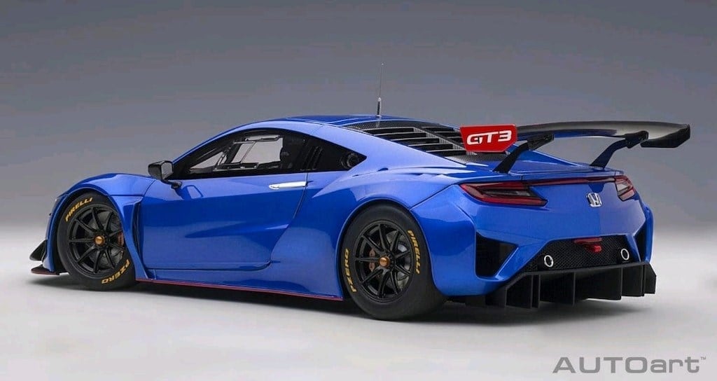 AUTOart Honda NSX GT3 2018 - Hyper Blue - 1:18