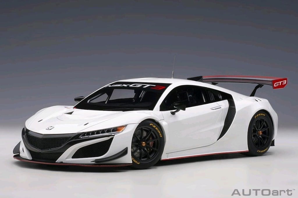 AUTOart Honda NSX GT3 2018 - White - 1:18