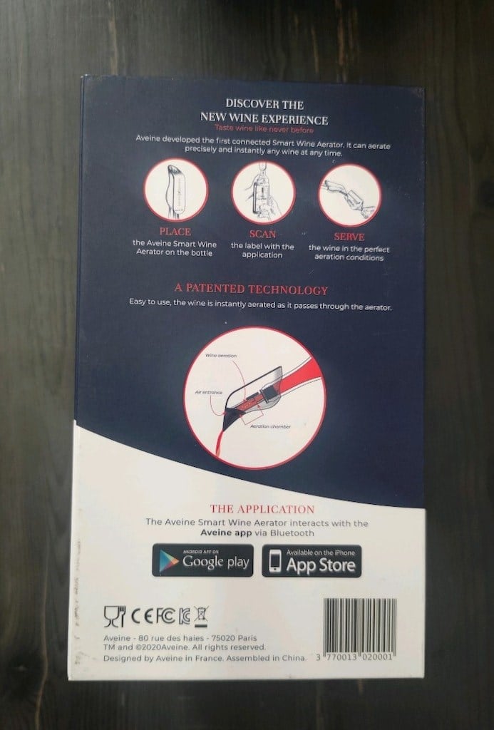 Aveine Akıllı Şarap Havalandırıcısı