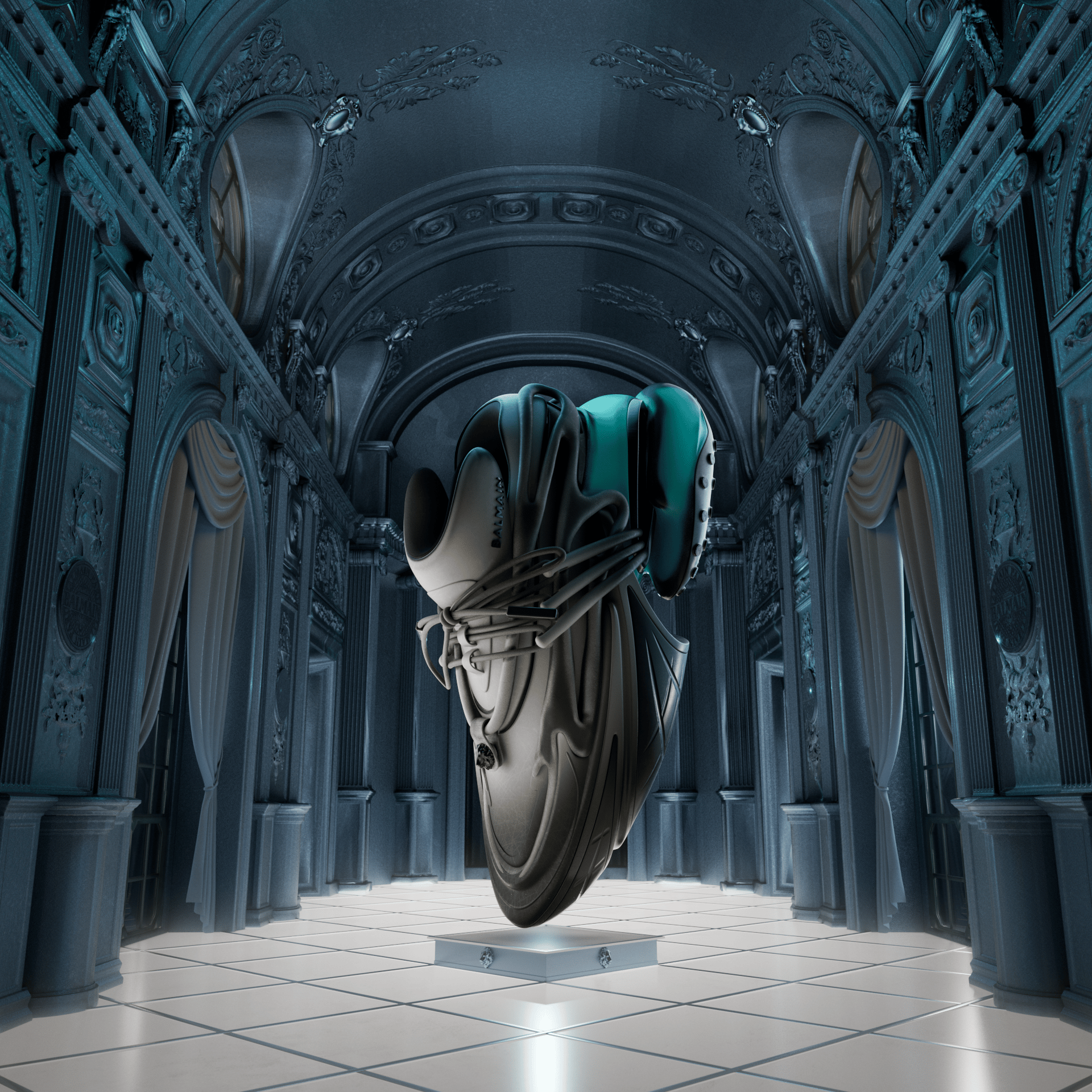 Balmain x Space Runners Unicorn Men Sneakers
