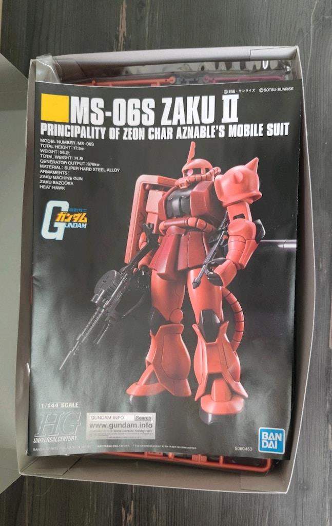 Bandai Hobby Mobile Suit Gundam 234 MS-06S Zaku II Model Kiti