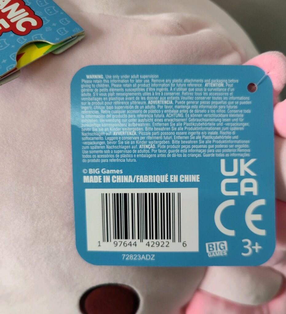 Big Games - TITANIC Aksolotl Peluş Roblox ( DLC Kodu Dahil )