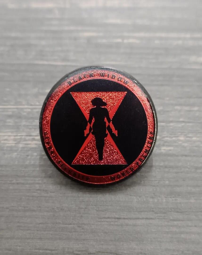Black Widow - World Premiere Global Security Pin