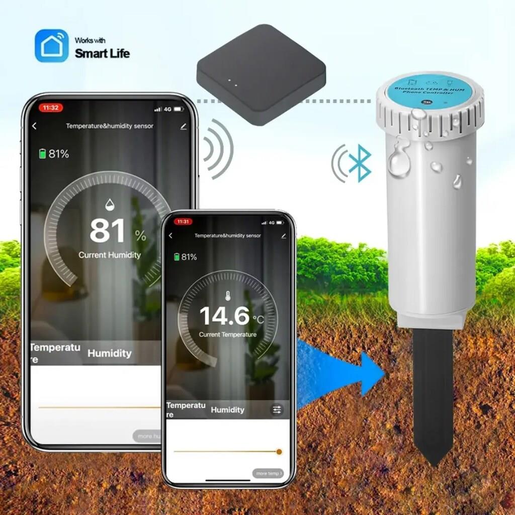 Bluetooth TEMP and HUM Phone Controller