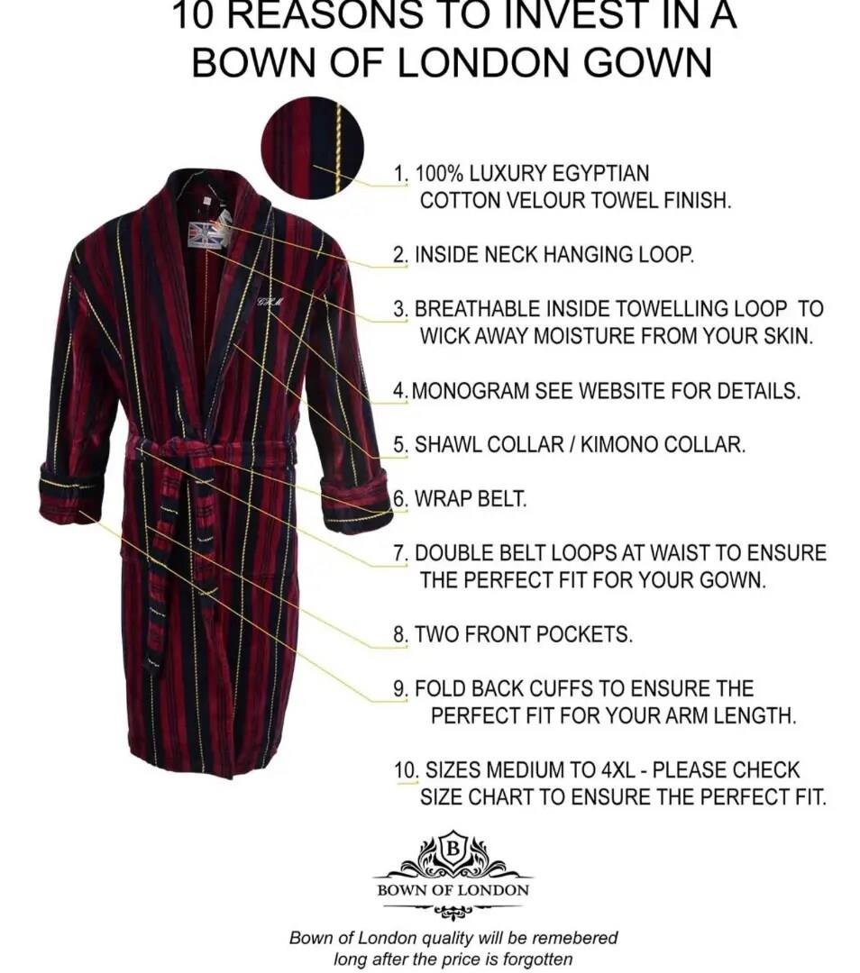 BOWN OF LONDON - Erkek Sabahlık Marchand