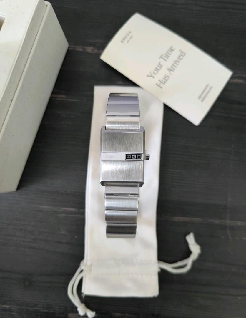 Breda - Pulse Silver And Metal Bracelet Saat 26 mm