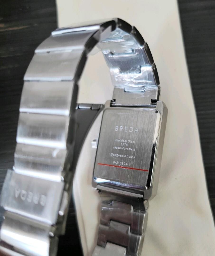 Breda - Pulse Silver And Metal Bracelet Saat 26 mm