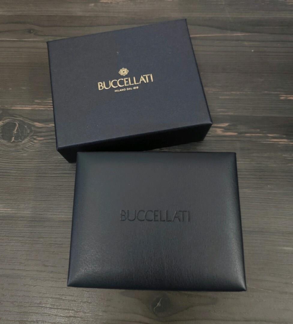 Buccellati - Opera Gümüş ve Emaye Kol Düğmeleri