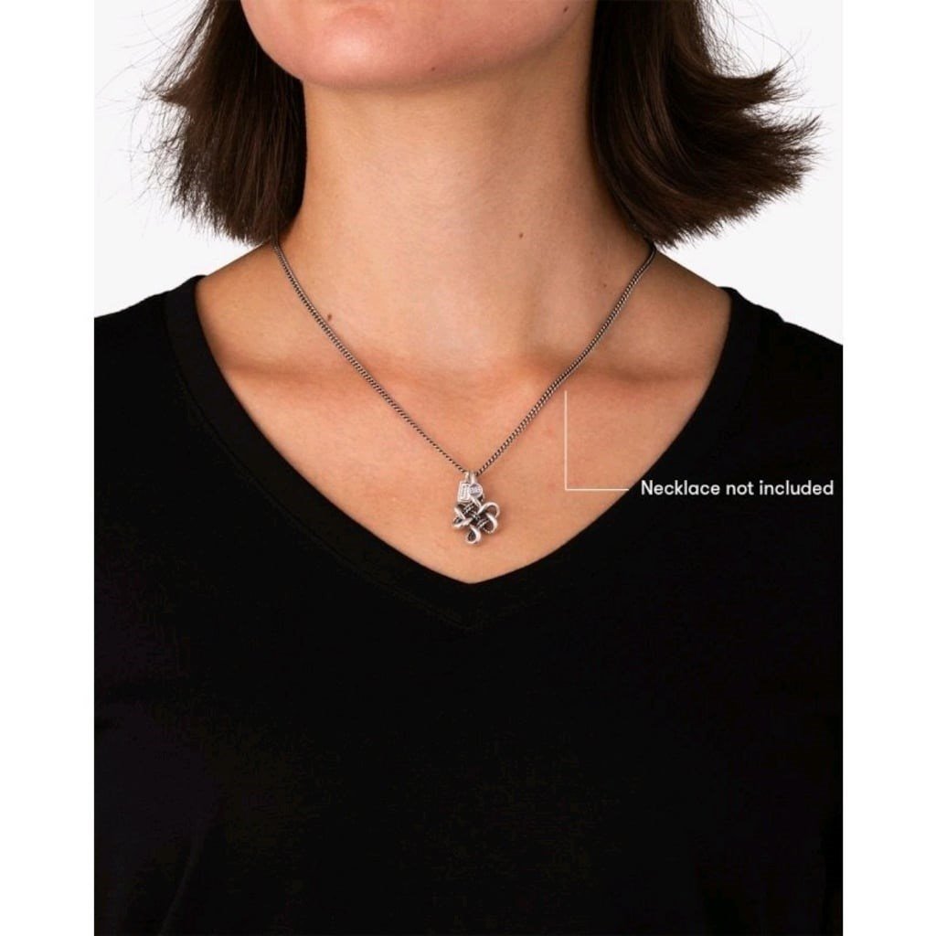 Buddha To Buddha Endless Knot XS Sterling Silver 665 - Kolye Ucu