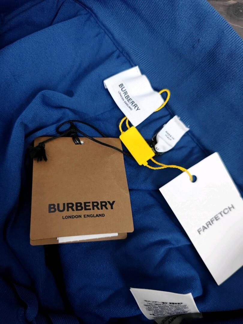 Burberry - Blue Archive Stripe Mesh Knit Shorts