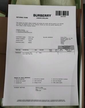 BURBERRY Slim Fit Monogram Motif Streç Pamuklu Poplin Gömlek