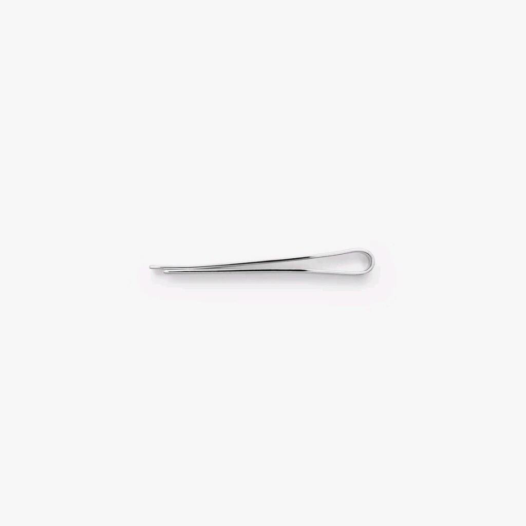 Burberry Sterling Silver Logo Tie Bar