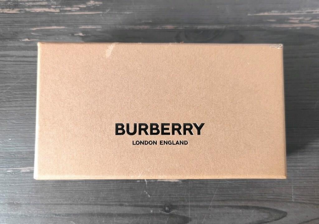 Burberry Sterling Silver Logo Tie Bar