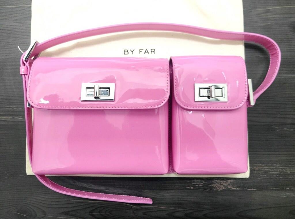 BY FAR Ssense Exclusive Pink Billy Shoulder Bag