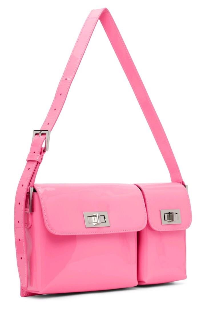 BY FAR Ssense Exclusive Pink Billy Shoulder Bag