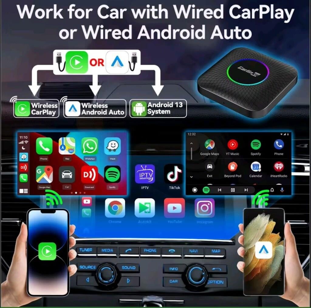 Carlinkit TBox Ambient Android 13, 8+128GB