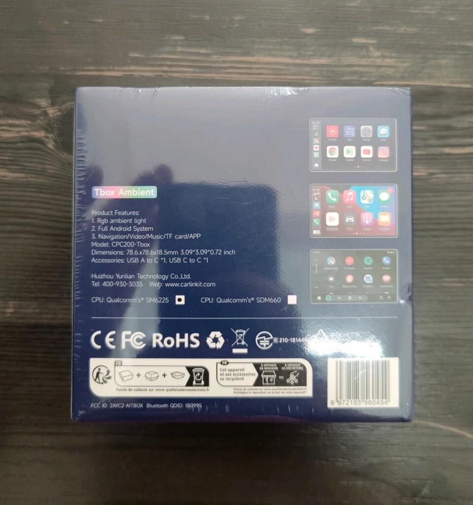 Carlinkit TBox Ambient Android 13, 8+128GB