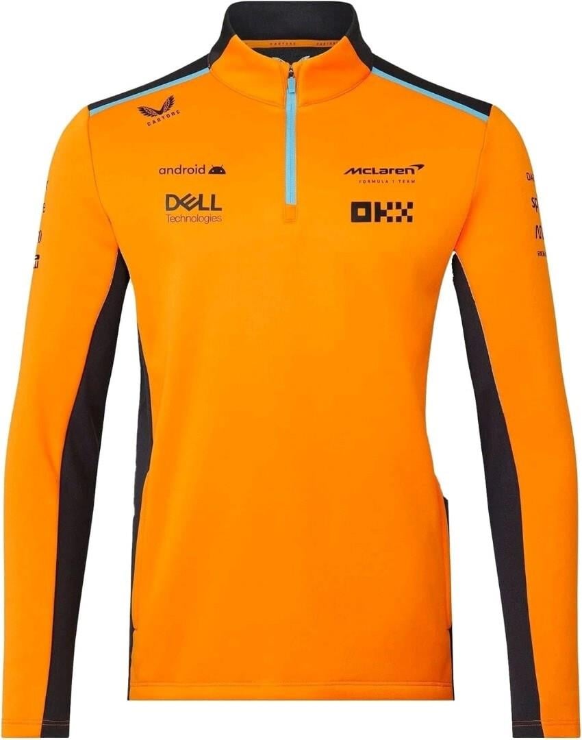 Castore McLaren 2023 Team Quarter Zip Midlayer Jacket