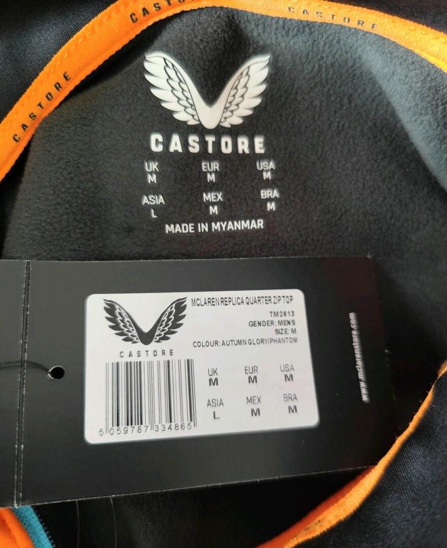 Castore McLaren 2023 Team Quarter Zip Midlayer Jacket