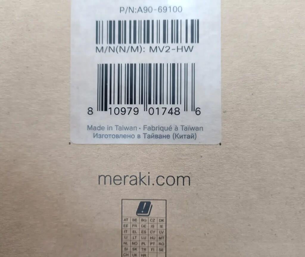 Cisco Meraki MV2 Flex Camera