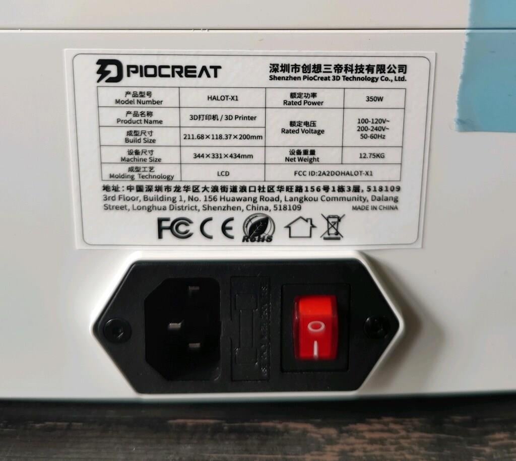 Creality PioCreat Halot-X1 16K Reçine - 3D Yazıcı